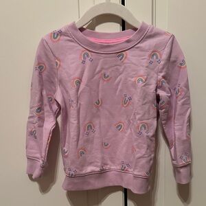 Cat & Jack Rainbow Print Kids Sweatshirt 2T